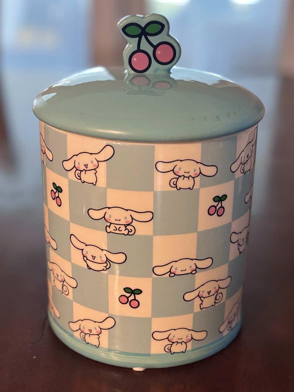 Sanrio Cinnamoroll Ceramic Cookie Jar Canister w/ Lid
